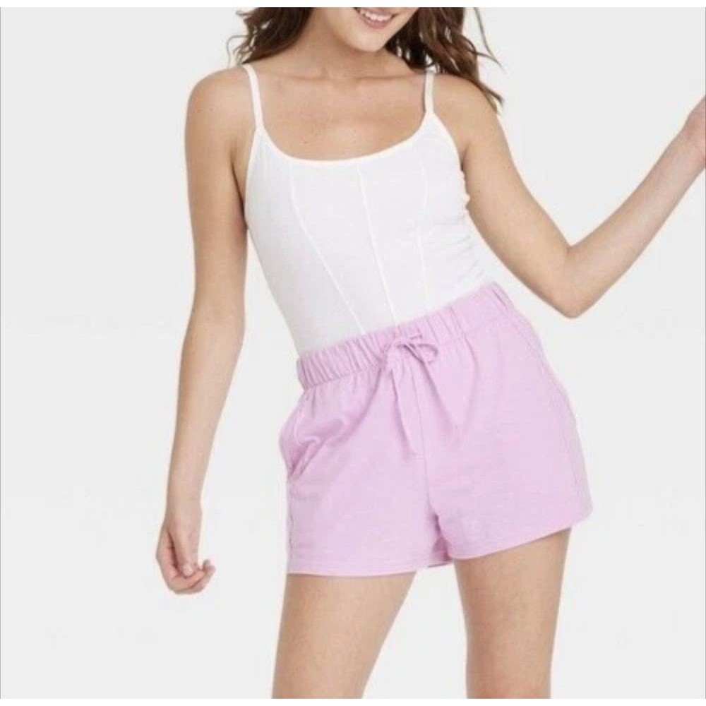 Colsie Ribbed Bodysuit Corset Medium Adjustable Straps Stretch White (F09)